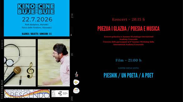 Kino Buje / Cine Buie - poezija, koncert & film